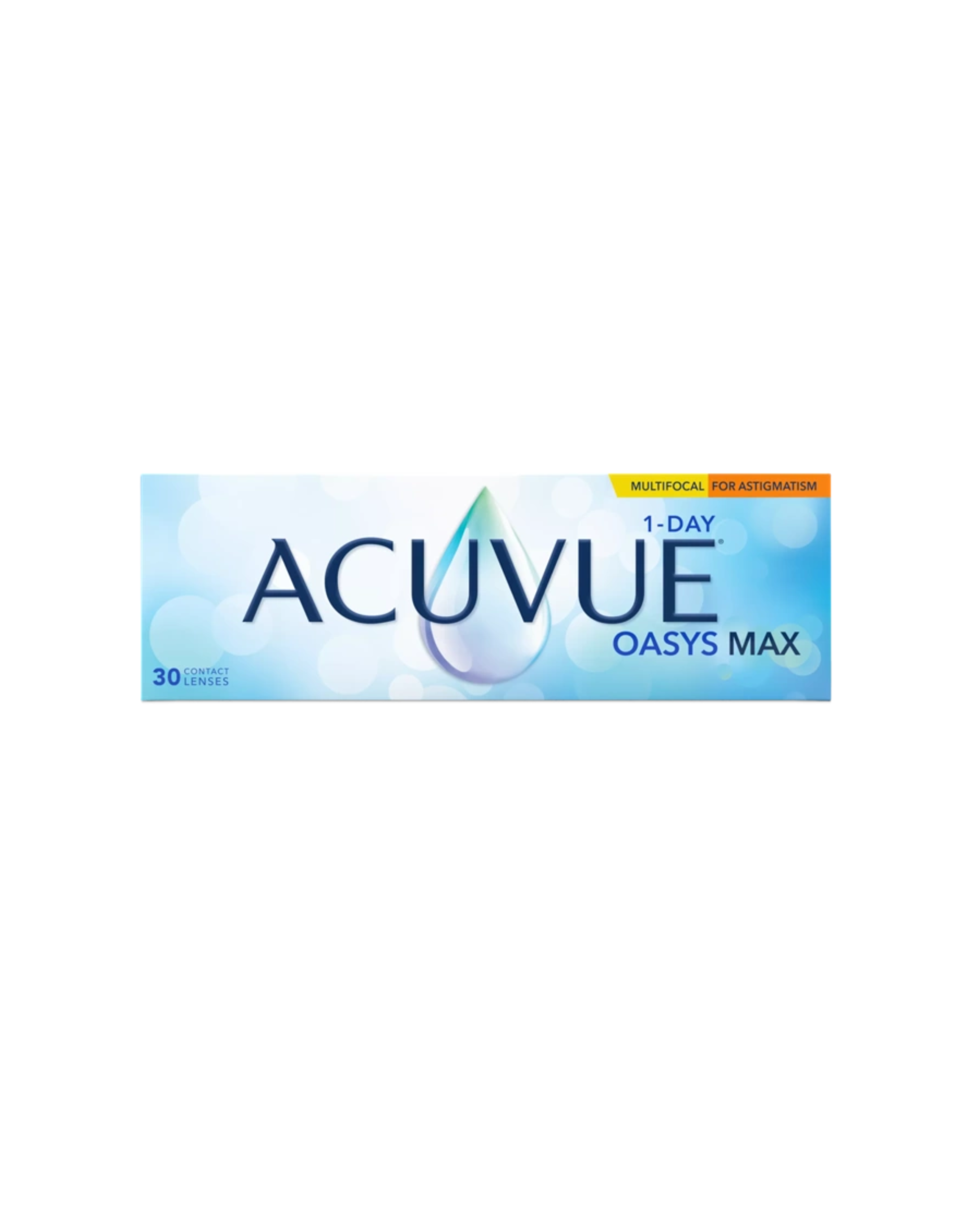 ACUVUE® OASYS MAX 1-Day MULTIFOCAL para ASTIGMATISMO (30pk)